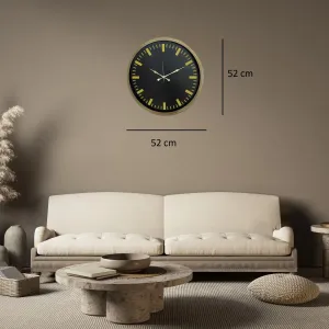 Eskitme Metal Duvar Saati 52 cm · Model 5288E