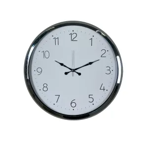 Krom Metal Duvar Saati 52 cm · Model 5204K