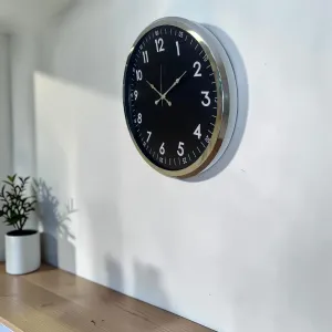 Krom Metal Duvar Saati 52 cm · Model 5207K