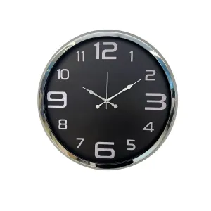 Krom Metal Duvar Saati 52 cm · Model 5209K