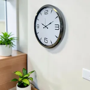 Krom Metal Duvar Saati 52 cm · Model 5250K