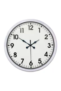 52 Cm Beyaz Metal Duvar Saati