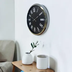 Krom Metal Duvar Saati 52 cm · Model 5290K