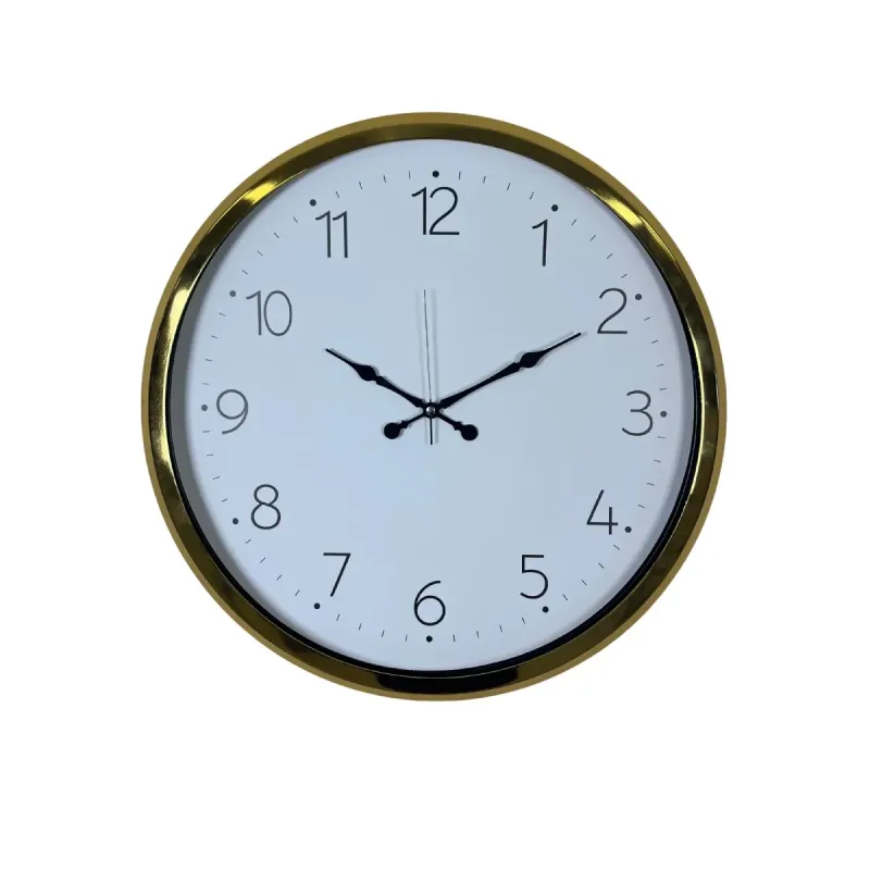 Gold Metal Duvar Saati 52 cm · Model 5204G