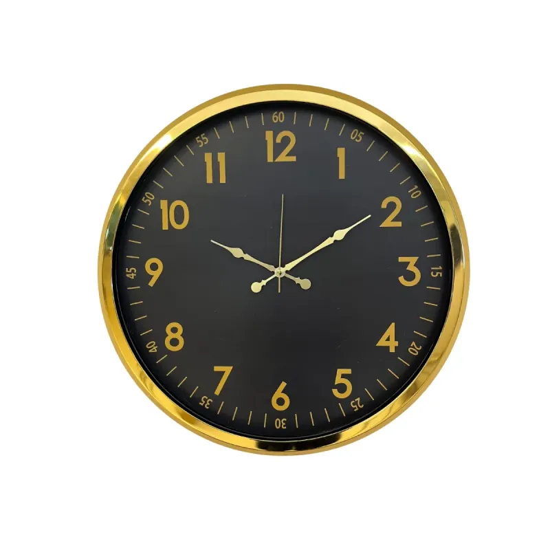 Gold Metal Duvar Saati 52 cm · Model 5206G