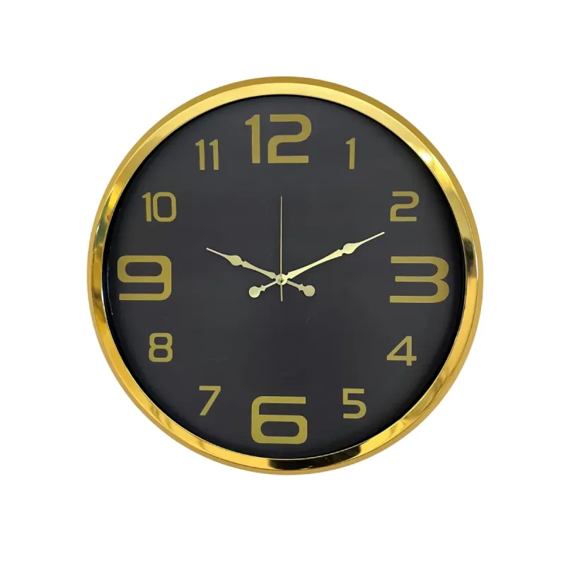 Gold Metal Duvar Saati 52 cm · Model 5210G