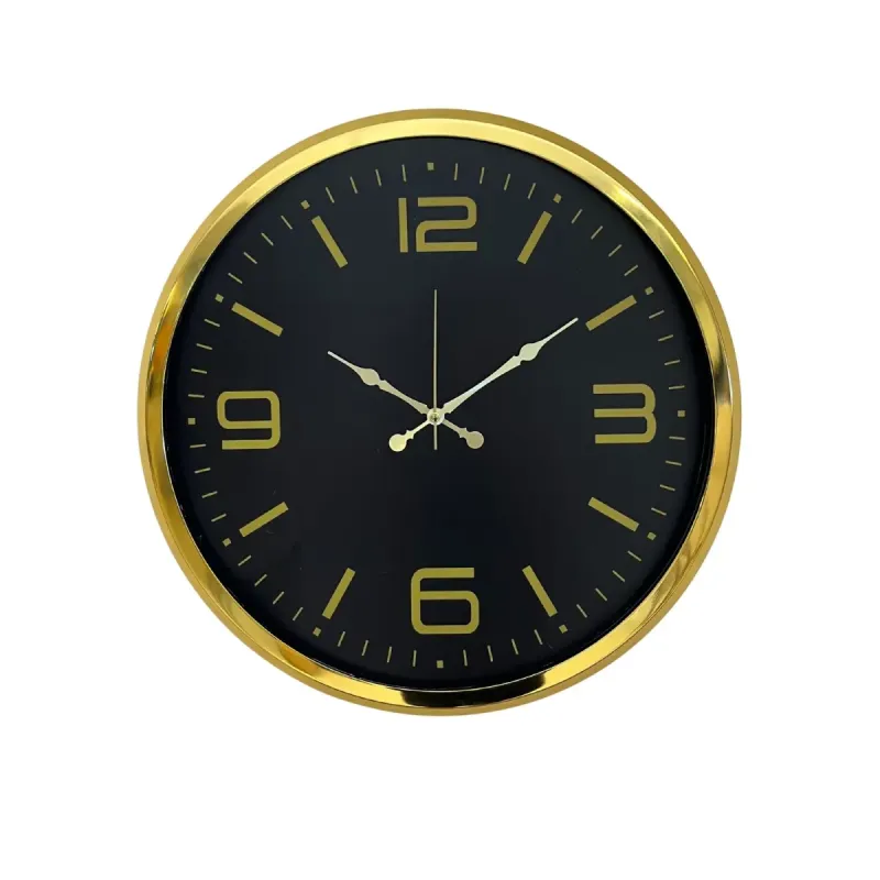 Gold Metal Duvar Saati 52 cm · Model 5244G