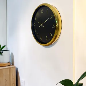 Gold Metal Duvar Saati 52 cm · Model 5246G