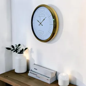 Gold Metal Duvar Saati 52 cm · Model 5248G