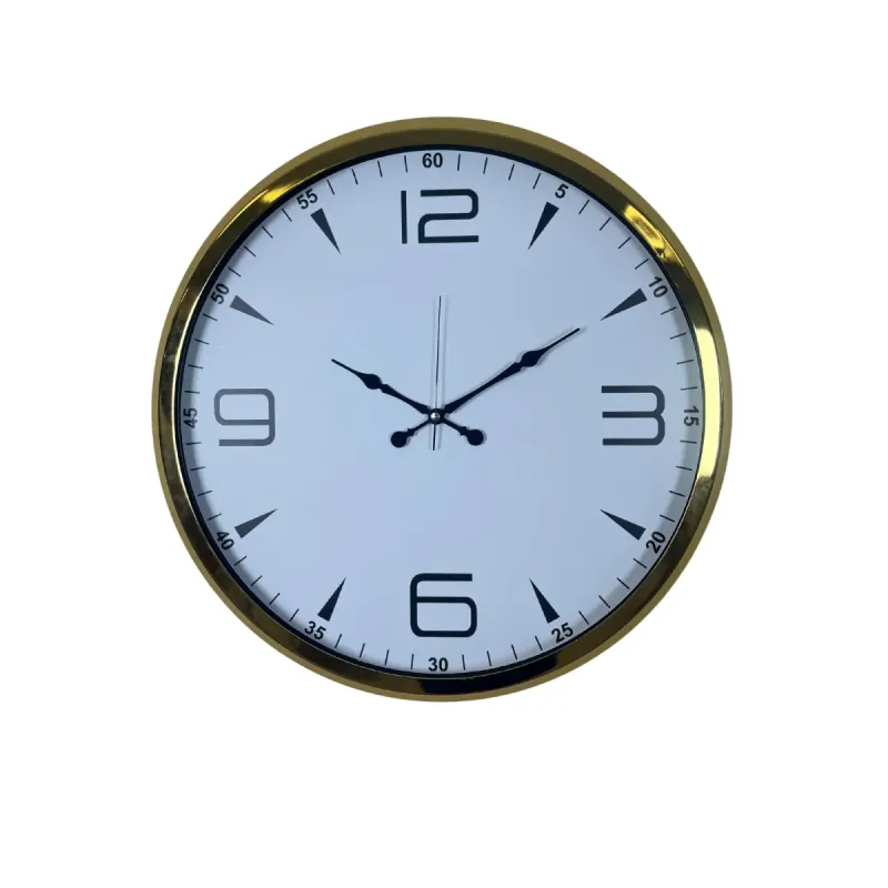 Gold Metal Duvar Saati 52 cm · Model 5250G