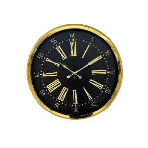 Gold Metal Duvar Saati 52 cm · Model 10136