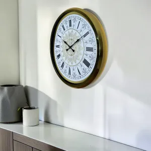 Gold Metal Duvar Saati 52 cm · Model 5260G