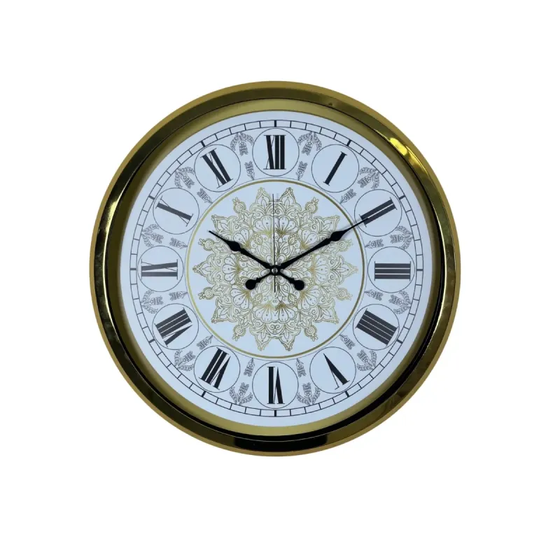 Gold Metal Duvar Saati 52 cm · Model 5260G