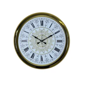 Gold Metal Duvar Saati 52 cm · Model 5260G