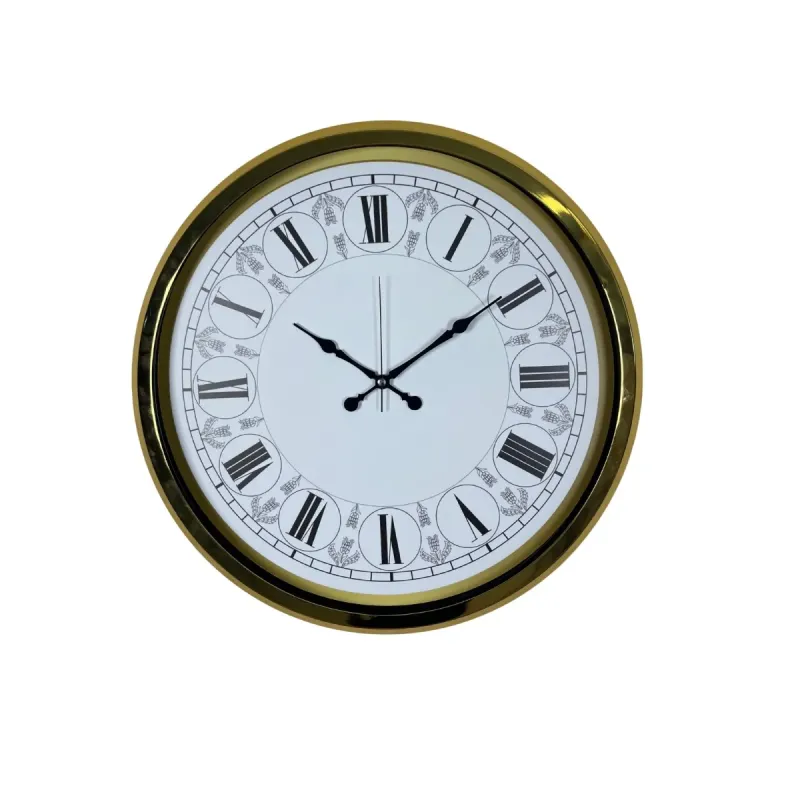 Gold Metal Duvar Saati 52 cm · Model 5261G