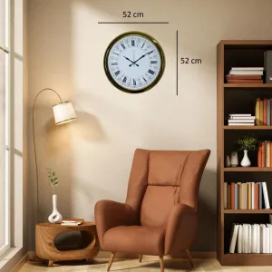 Gold Metal Duvar Saati 52 cm · Model 5261G