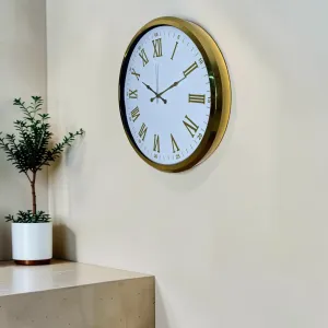 Gold Metal Duvar Saati 52 cm · Model 5275G