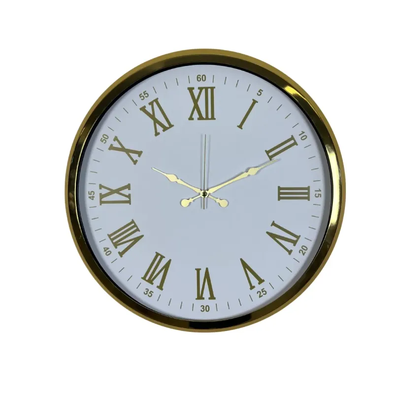 Gold Metal Duvar Saati 52 cm · Model 5275G