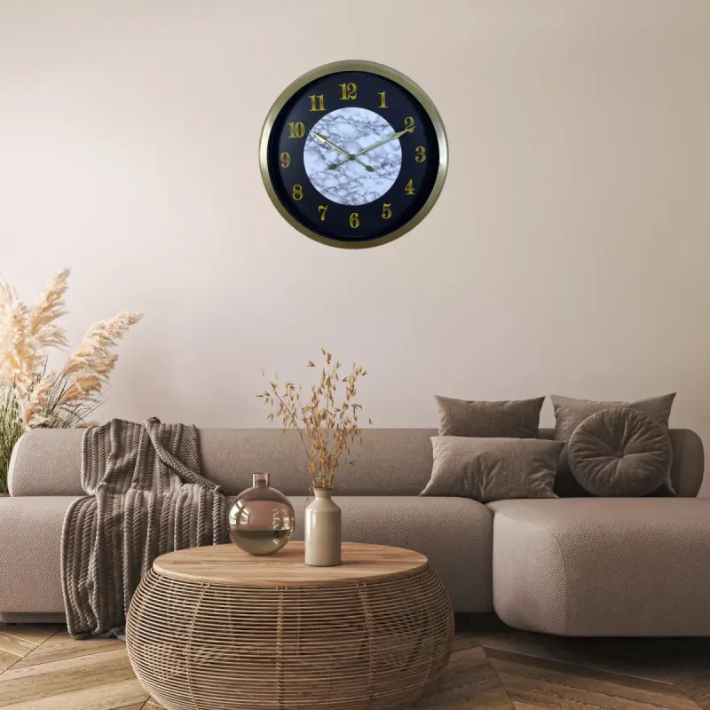 Eskitme Metal Duvar Saati 60 cm · Model 6022E
