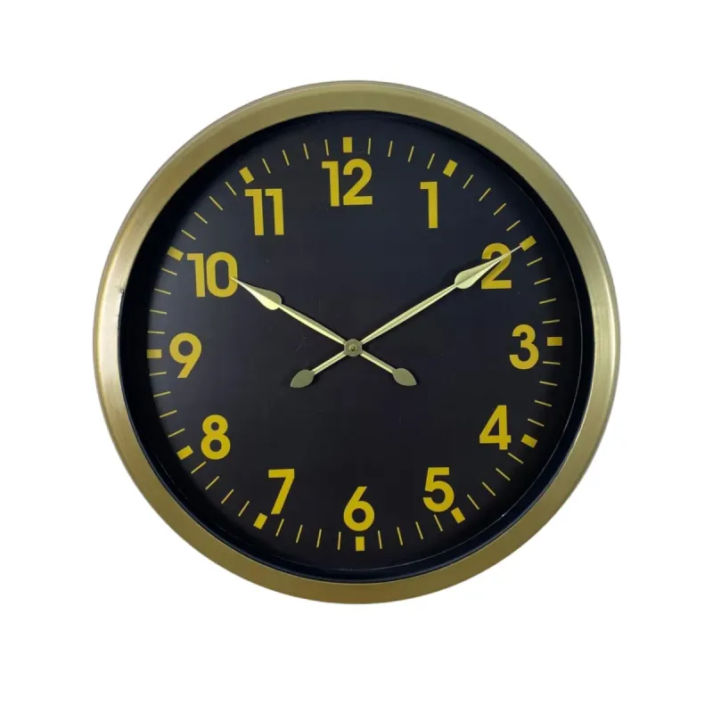 Retro Görünümlü Eskitme Metal Duvar Saati 60 cm · Model 6023E