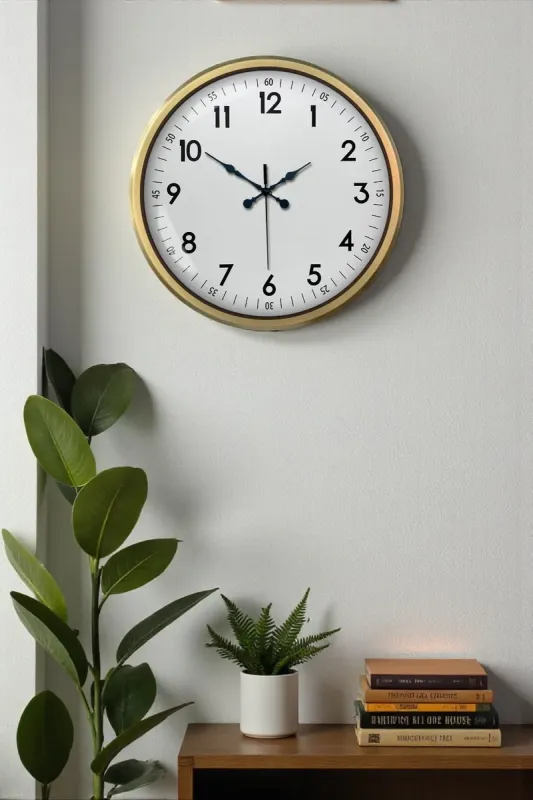 Eskitme Metal Duvar Saati 52 cm · Model 5205E