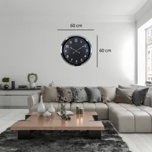 Krom Metal Duvar Saati 60 cm · Model 6007K