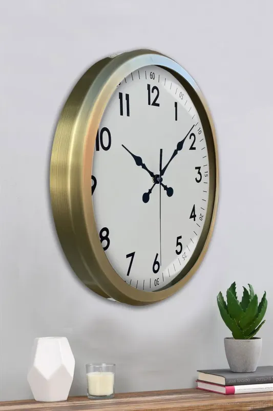 Eskitme Metal Duvar Saati 52 cm · Model 5205E