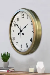 Eskitme Metal Duvar Saati 52 cm · Model 5205E