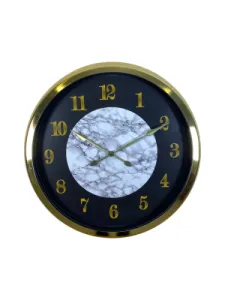 Gold Metal Duvar Saati 60 cm · Model 6022G