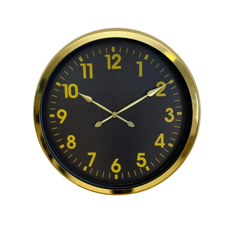 Gold Metal Duvar Saati 60 cm · Model 6023G