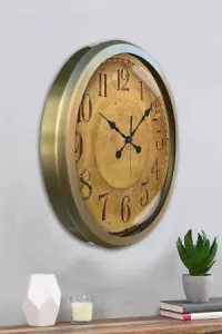Eskitme Metal Duvar Saati 52 cm · Model 5215E