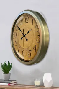 Eskitme Metal Duvar Saati 52 cm · Model 5215E