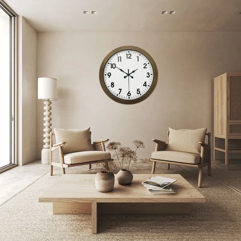 Eskitme Metal Duvar Saati 80 cm · Model 8001E