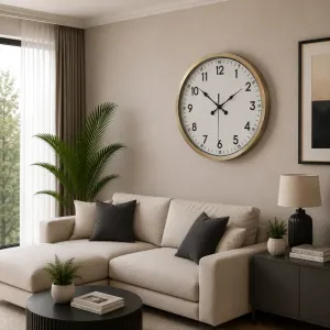 Eskitme Metal Duvar Saati 80 cm · Model 8005E