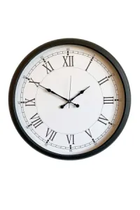 Siyah Metal Duvar Saati 80 cm · Model 8055B