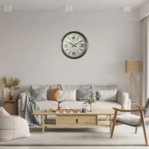 Eskitme Metal Duvar Saati 40 cm · Model 4016E