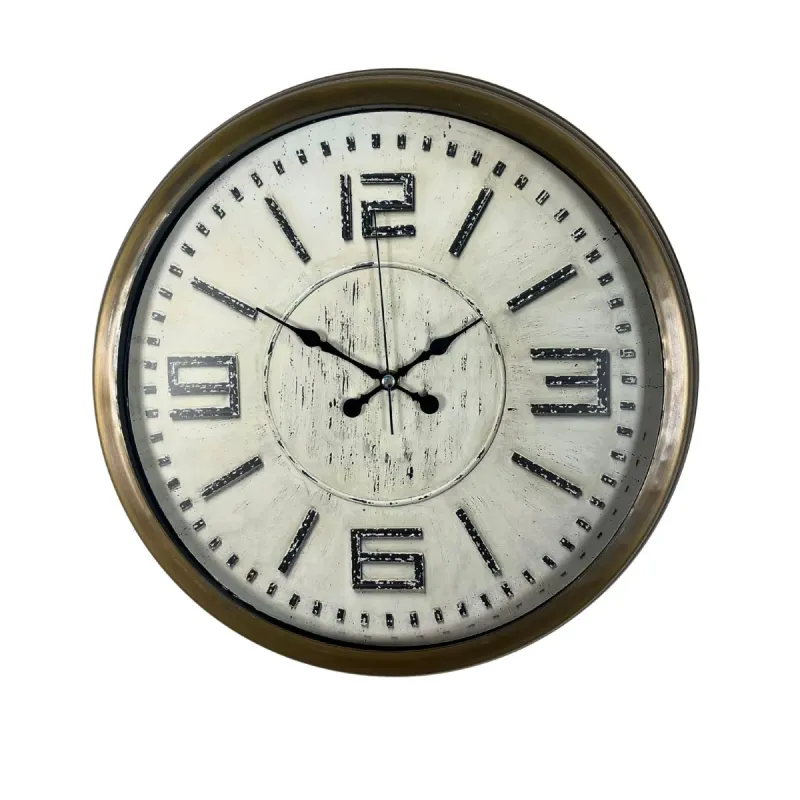 Eskitme Metal Duvar Saati 40 cm · Model 4016E