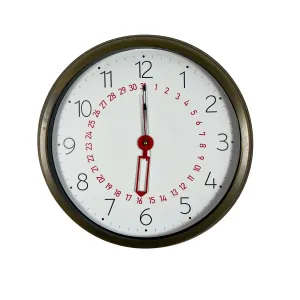 Eskitme Metal Duvar Saati 40 cm · Model 40T04E