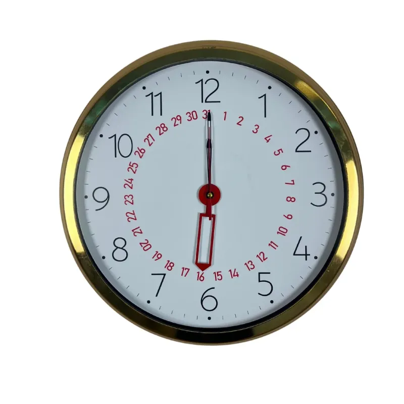 Gold Metal Duvar Saati 40 cm · Model 40T04G