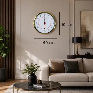 Gold Metal Duvar Saati 40 cm · Model 40T04G