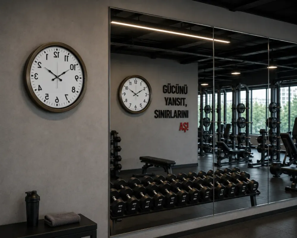 Eskitme Metal Duvar Saati 40 cm · Model 40R01E