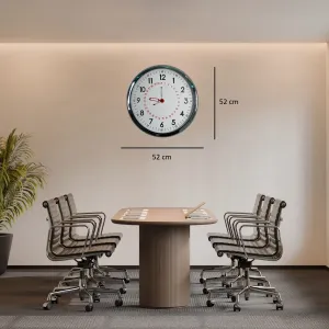 Krom Metal Duvar Saati 52 cm · Model 52T05K