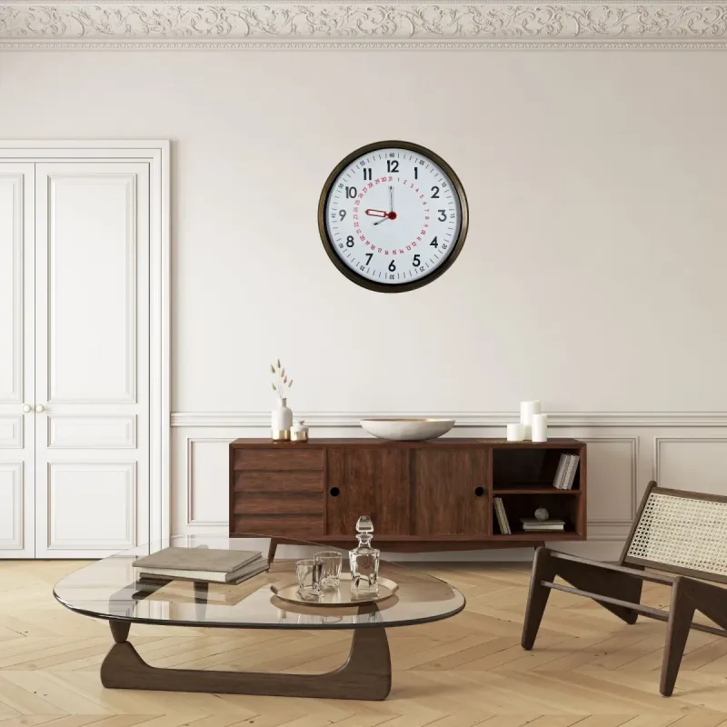 Eskitme Metal Duvar Saati 52 cm · Model 52T05E