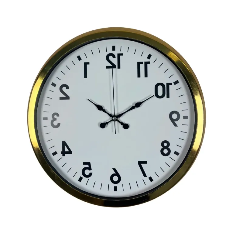 Gold Metal Duvar Saati 40 cm · Model 40R01G