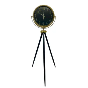 Aynalı Gold Metal Ayaklı Tripod Saat 150 x 45 cm · Model AS-A4001G