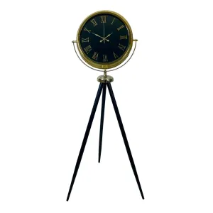 Roma Rakamlı Gold Metal Ayaklı Tripod Saat 150 x 45 cm · Model AS-A4051G