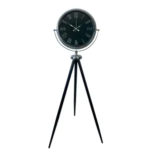 Aynalı Krom Metal Ayaklı Tripod Saat 150 x 45 cm · Model AS-A4051K