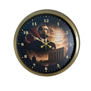 Eskitme Metal Duvar Saati 40 cm · Model 4000E