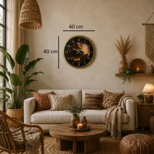 Eskitme Metal Duvar Saati 40 cm · Model 4000E