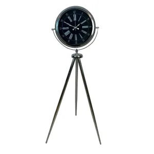 Krom Metal Ayaklı Tripod Saat 150 x 45 cm · Model AS-4059KK